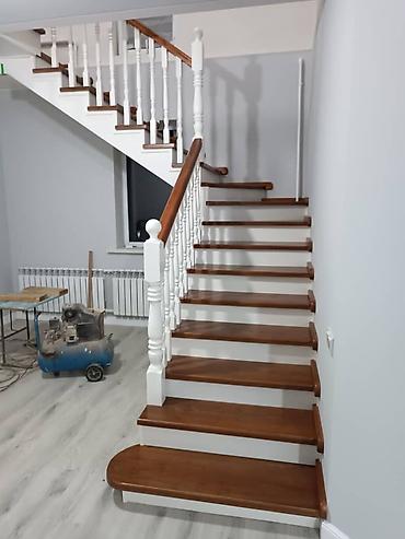 Обшивка лестниц: Карказ лестница Бир тепкичи 1000 сом. +Абшибка шпон фанера 8000 — 19