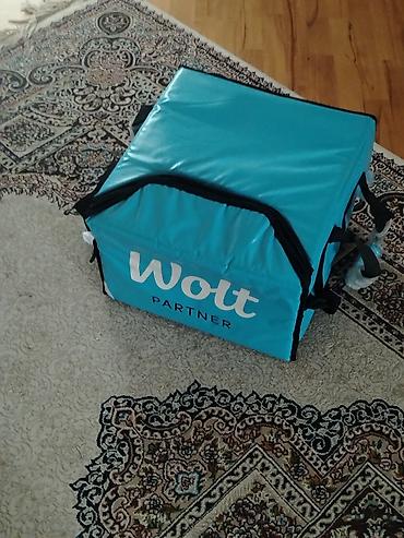 Оборудование для ресторанов, кафе: Wolt Partner izotermik çatdırılma çantası - Rəng: açıq mavi, Wolt — 3