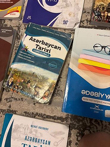 idmana aid səkil: Hər biri satılır Ədəbiyyat və tarix test kitabları tər təmiz istifadə — 8