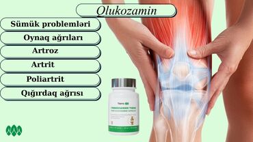 Vitaminlər və BAƏ: Tiens sağlamlıq məhsulları paketi 1) Qlukozamin kapsulları (Tiens — 1
