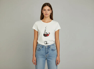 mgla t shirty: T-shirt damski, rozmiar S