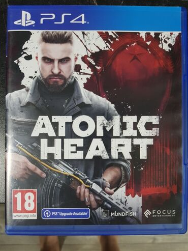 диски игры на плейстейшен 4: Продаю диск ATOMIC HEART. (русс озвучка) диск в идеальном