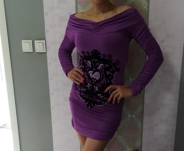 Haljine: S (EU 36), bоја - Ljubičasta, Dugih rukava na lalafo.rs — 2 Haljine: S (EU 36), bоја - Ljubičasta, Dugih rukava — 2