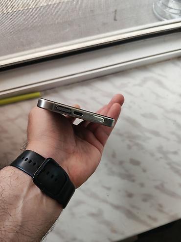 Apple iPhone: IPhone 15 Pro Max, 512 GB, Natural Titanium, Simsiz şarj, Face ID, Sənədlərlə — 7