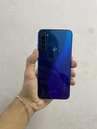 Xiaomi: Xiaomi Redmi Note 8, 64 GB, rəng - Göy, 
 Zəmanət, Barmaq izi, İki sim kartlı