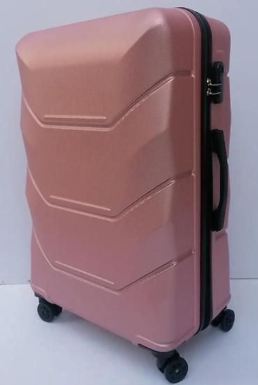 Putni koferi i torbe: Tvrdi kofer na točkiće – ružičasto-zlatni (rose gold) - Materijal — 5