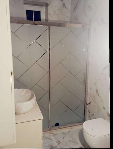 Şüşə duş kabinəsi – hamam üçün dekorativ qumlu şüşə panellər - İkiqat lalafo.az -da Şüşə duş kabinəsi – hamam üçün dekorativ qumlu şüşə panellər - İkiqat