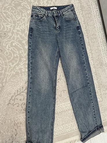 Джинсы: Джинсы, Прямые, H&M, Высокая талия — 7