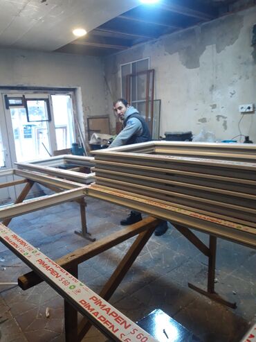 Qapıların təmiri: Pencere qapi usasi temir ne lazm oldu muraciyyet ede bilersiz vacap — 12