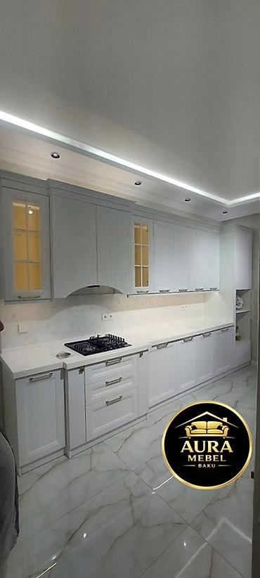 divar panel: Sifarişlə mətbəx dəsti, Özü çəkən petlələr, Mat laminat, Kredit var, Pulsuz çatdırılma — 9