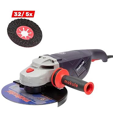 Elektrik əl alətləri: №: 3038 Məhsulun adı: Cilalama maşını Makute AG029 UM-S139 230/2600 — 2