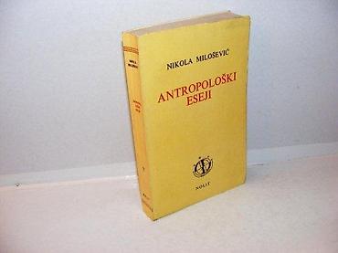 odece: Antropološki eseji nikola milošević 1978 nolit ispisan potpis na — 1