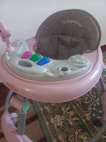 электромобил детская: Детские ходунки Babywalker, розовые - Круглая устойчивая база с