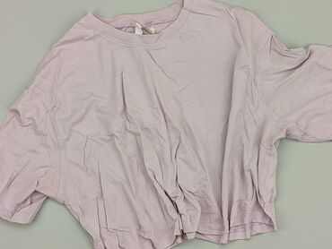 różowe t shirty: Top H&M, M, stan - Dobry