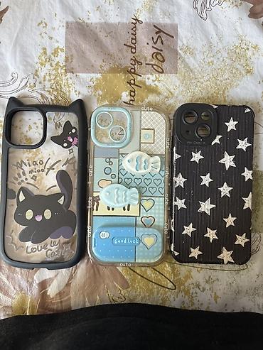 Бюро находок: Продаю чехлы на iPhone 13 чехлы в хорошем состоянии с кошкой и голубой — 3