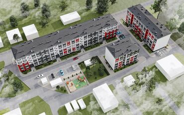 Продажа квартир: 1 комната, 44 м², Элитка, 3 этаж, ПСО (под самоотделку)