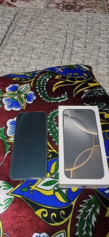 ноутбуки apple цена в бишкеке: IPhone 16 Pro Max 256 памят сатылат абалы жакшы 91%емкост телфон таза — 3