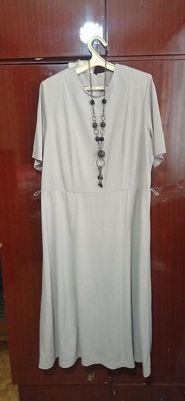 Платья: Повседневное платье, Длинная модель, Прямое, 6XL — 4