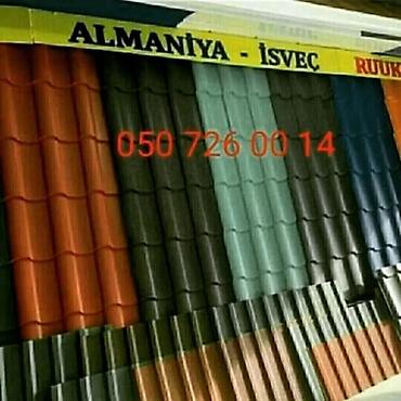 Çerepitsa: Dam örtyünün zavodan satişi — 2