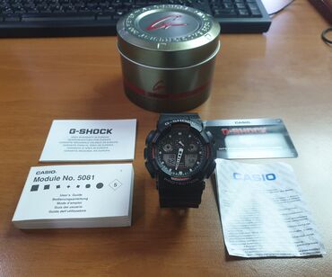 мужские часы casio цена бишкек: Продаю часы G-Shock GA-100 (Casio) Комплект полный заводской