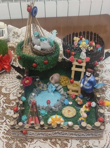 Novruz bayramı dekorları: Novruz xonçaları satılır