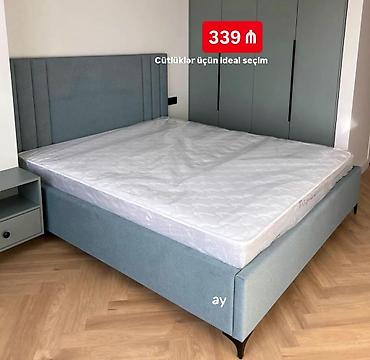 matras sifarisi: *ikineferlik nəfərlik çarpayı* Ölçü: 160×200 sm 🔹 Müasir və zövqlü — 2