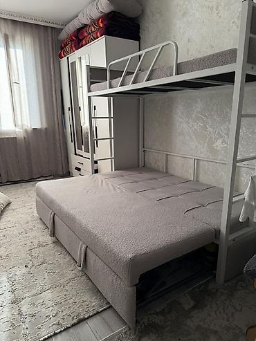 bunk bed: Продается Двухъярусная кровать с нижним раскладным диваном Покупала за — 4