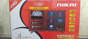 ntv: NIKAI NTV4316SLED-FL Smart TV – 43" Xüsusiyyətlər: - Ekran: 43", Full — 1