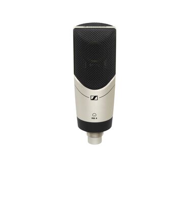 Студийные микрофоны: Sennheiser MK4 — это студийный конденсаторный микрофон с большой