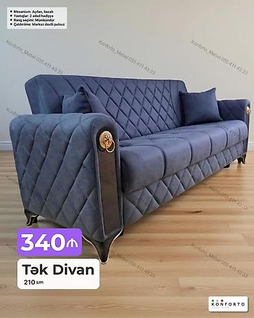 Tək Divan – 210 sm - Açılan, bazalı mexanizm: gündəlik istifadə və lalafo.az -da Tək Divan – 210 sm - Açılan, bazalı mexanizm: gündəlik istifadə və