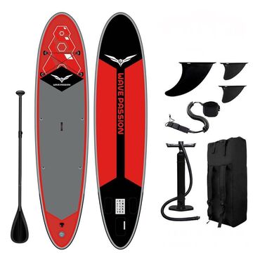 страховочный пояс: Sup board WAVE PASSION 12" Волна страсти — прочный и устойчивый SUP