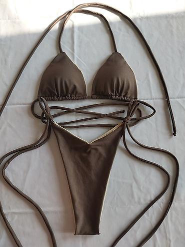 new yorker kupaći kostimi 2023: Dvodijelni bikini set – čokoladno braon - Gornji deo: klasičan — 3