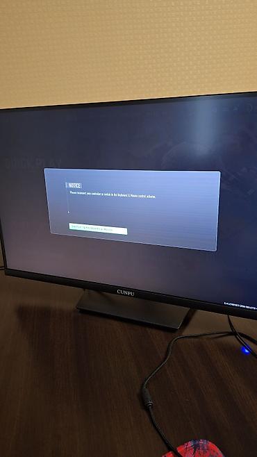 240hz: CUNPU 27" 2K (2560x1440) 240Hz Gaming Monitor Monitor yeni — 1