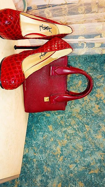 Çantalar: Bir defe istifadə olunub ikisidə brend ayaqqabı Louis Vuitton çanta — 1