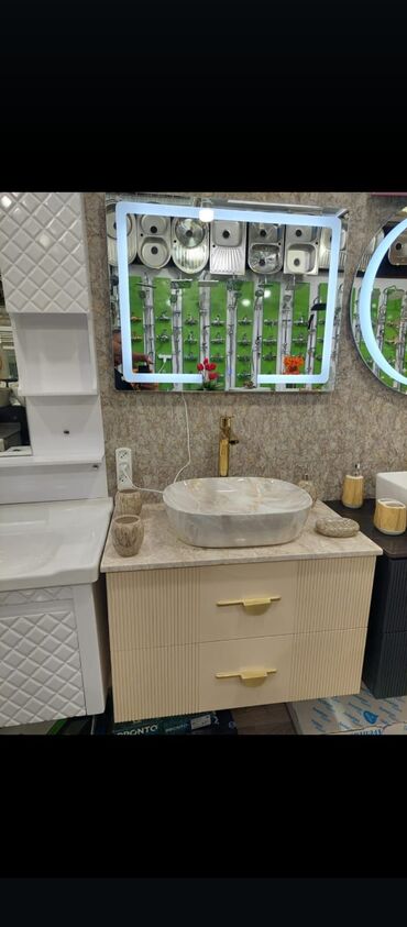 Moydadırlar: Hamam mebeli və lavabo dəstləri - Müasir dizayn: mərmər teksturalı -da lalafo.az — 65 Moydadırlar: Hamam mebeli və lavabo dəstləri - Müasir dizayn: mərmər teksturalı — 65