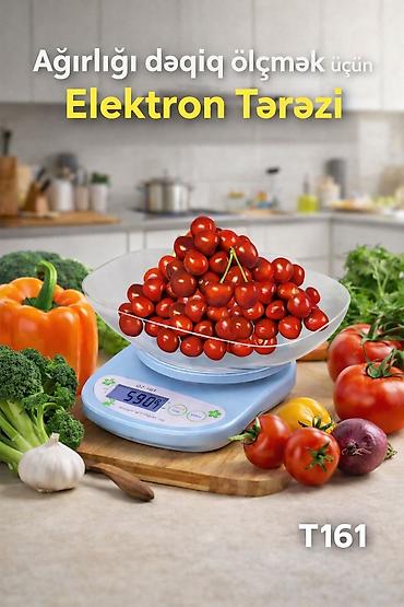terezi satilir: Elektron Tərəzi – T161 modeli - Mətbəx üçün dəqiq çəki ölçümü - — 1
