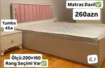 tum: Taxt – 200×160 ölçü - Dəst: taxt + matras (matras qiymətə daxildir) - — 3