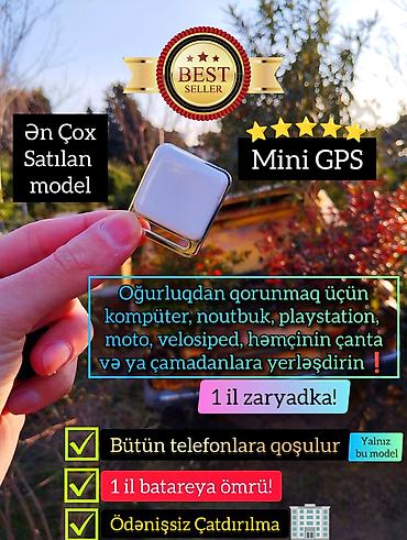 maşın üçün gps: Mini GPS cihazı. 1 il zaryadka! Məsafə limiti olmayan kiçik ölçülü — 3
