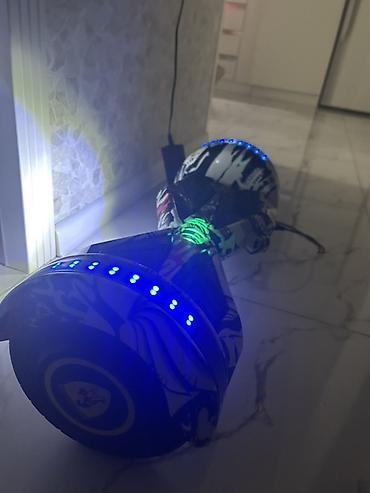 Qrafiti dizaynlı balans skuter (hoverboard) - 6.5" təkərlər, yanlarda