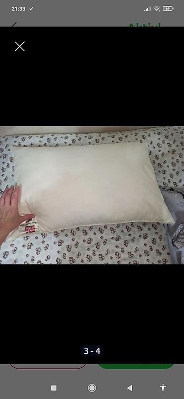 Balışlar, yastıqlar: Yuxu üçün İşlənmiş Sadə Lələk, tük Yastıq, Ünvandan götürmə, Pulsuz çatdırılma, Rayonlara çatdırılma — 3