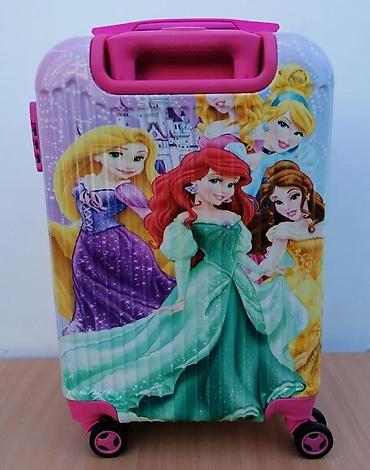Rančevi, torbe i koferi: Dečiji kofer sa motivom Disney princeza - Tvrda školjka sa sjajnim — 13