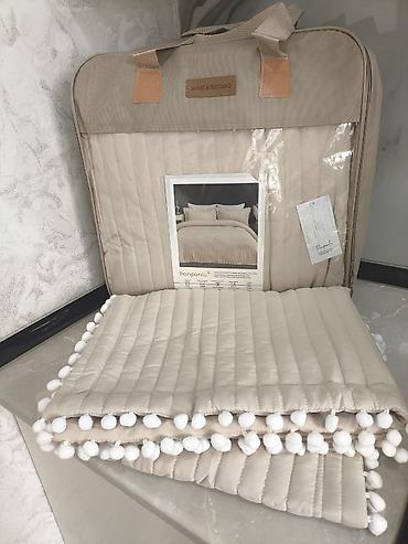 balaxani tekstil: Yataq örtüsü 240x250. Yastıq üzü 50x70 2 ədəd yastıq üzü. Kargo ilə — 2