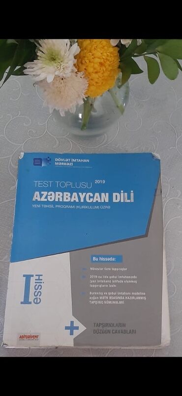 dim test: Azərbaycan dili DİM test toplusu 1,2hissələr(2019) Yeni