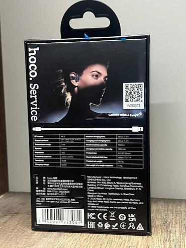 чон арыке: Зымсыз гарнитуралар, Hoco, Жаңы, түсү - Кара — 4