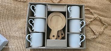 coffee lavazza: Qəhvə dəsti, rəng - Ağ, Keramika, 6 nəfərlik — 4