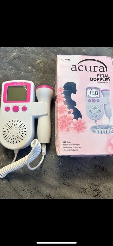 kislorod balonu satilir: Acura Fetal Doppler (AC-4040) – döl ürək döyüntüsünü izləmə cihazı