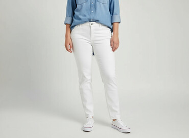 jeans mom slim fit comfort: F&F, Jeansy damskie, rozmiar XL