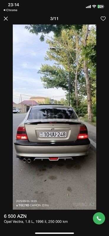 Opel: Opel Vectra: 1.8 l | 1996 il Sedan — 3