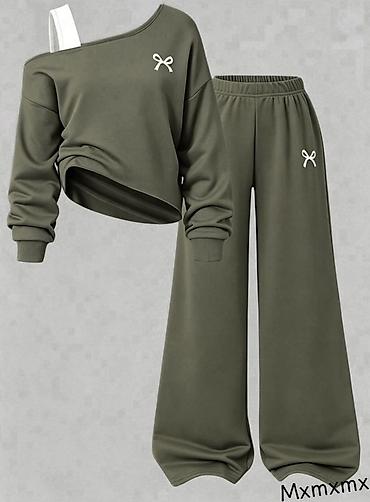 link: Ženski komplet trenerke – duks + pantalone širokih nogavica 2700din S — 4