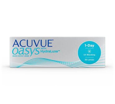 kontakt linza qiymetleri: Acuvue Oasys 1-Day with HydraLuxe Acuvue® Oasys 1-Day kontakt
